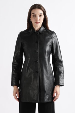 Maren Leather Coat