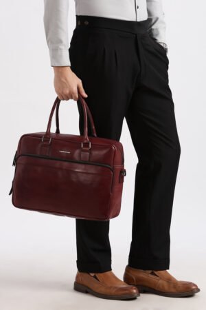 Brave Force Leather Laptop Bag